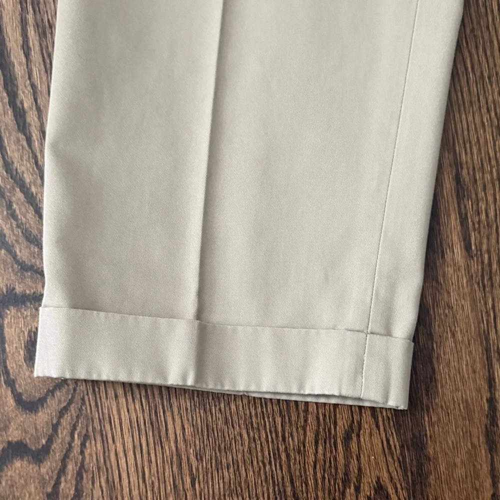 John W. Nordstrom Men's Khaki Pleated Chinos